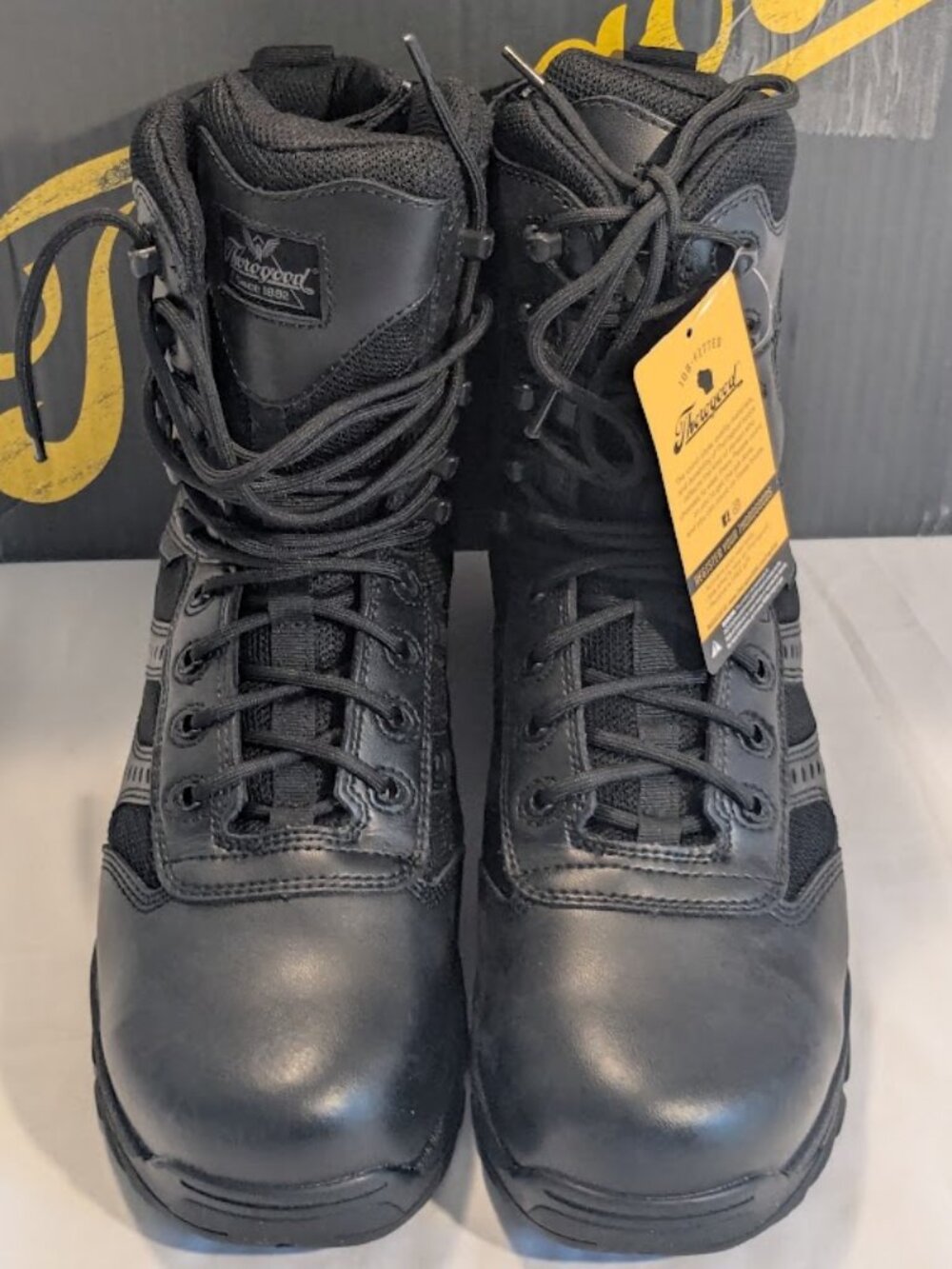 Thorogood WOMEN 9.5 XW 804‑6191 Waterproof Composite Toe Tactical Side Zip Boots